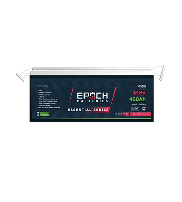 12V 460Ah Essential Series - Bluetooth & Heated LiFePO4 Battery