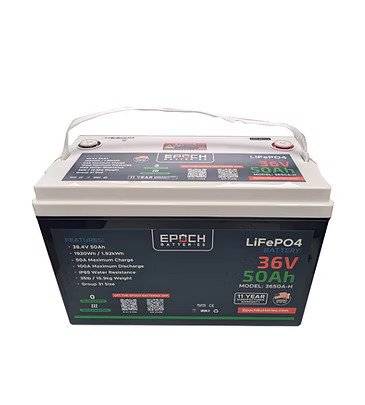 36V 50Ah Essential Series - Bluetooth & Heated LiFePO4 Battery